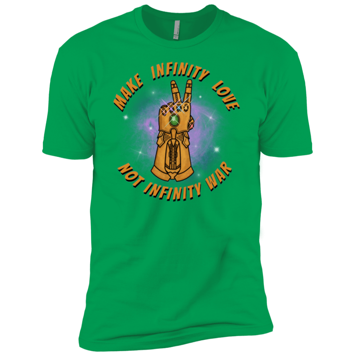 T-Shirts Kelly Green / YXS Infinity Peace Boys Premium T-Shirt