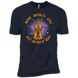 T-Shirts Midnight Navy / YXS Infinity Peace Boys Premium T-Shirt
