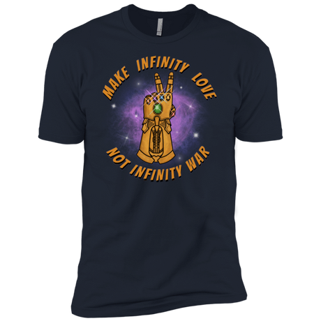 T-Shirts Midnight Navy / YXS Infinity Peace Boys Premium T-Shirt