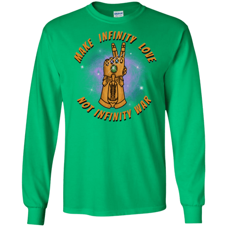 T-Shirts Irish Green / S Infinity Peace Men's Long Sleeve T-Shirt