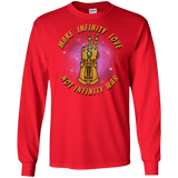 T-Shirts Red / S Infinity Peace Men's Long Sleeve T-Shirt