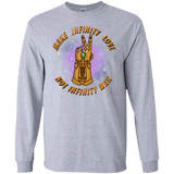 T-Shirts Sport Grey / S Infinity Peace Men's Long Sleeve T-Shirt