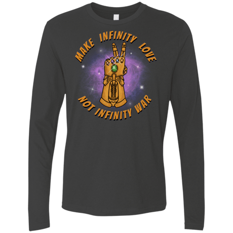T-Shirts Heavy Metal / S Infinity Peace Men's Premium Long Sleeve