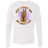 T-Shirts White / S Infinity Peace Men's Premium Long Sleeve