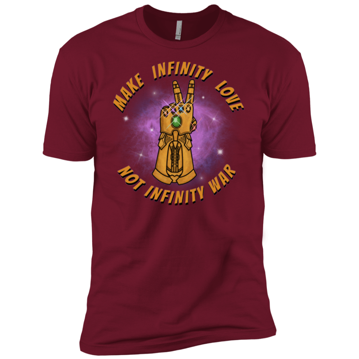 T-Shirts Cardinal / X-Small Infinity Peace Men's Premium T-Shirt