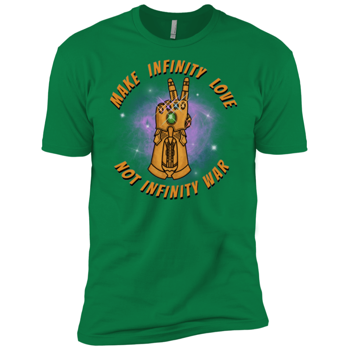 T-Shirts Kelly Green / X-Small Infinity Peace Men's Premium T-Shirt