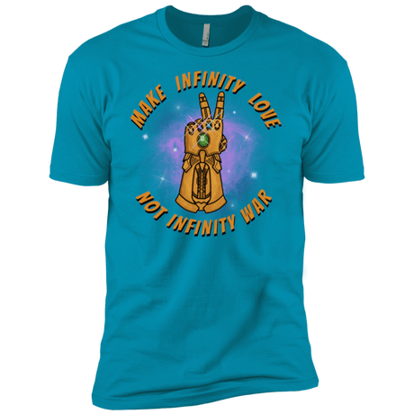 T-Shirts Turquoise / X-Small Infinity Peace Men's Premium T-Shirt