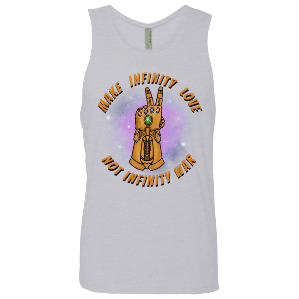 T-Shirts Heather Grey / S Infinity Peace Men's Premium Tank Top