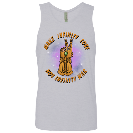 T-Shirts Heather Grey / S Infinity Peace Men's Premium Tank Top