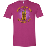 T-Shirts Antique Heliconia / S Infinity Peace Men's Semi-Fitted Softstyle
