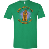 T-Shirts Heather Irish Green / S Infinity Peace Men's Semi-Fitted Softstyle