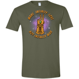 T-Shirts Military Green / S Infinity Peace Men's Semi-Fitted Softstyle