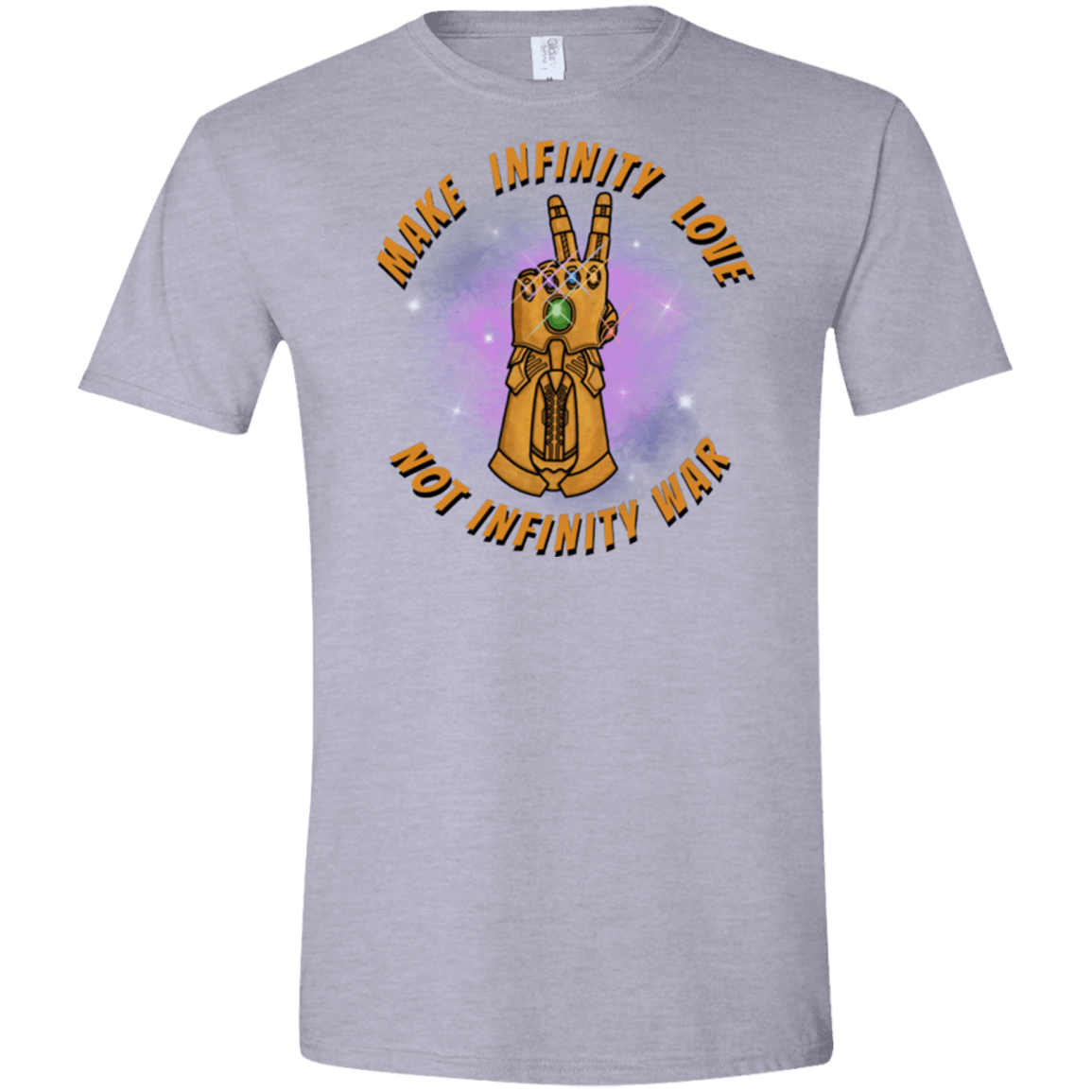 T-Shirts Sport Grey / X-Small Infinity Peace Men's Semi-Fitted Softstyle