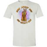 T-Shirts White / X-Small Infinity Peace Men's Semi-Fitted Softstyle