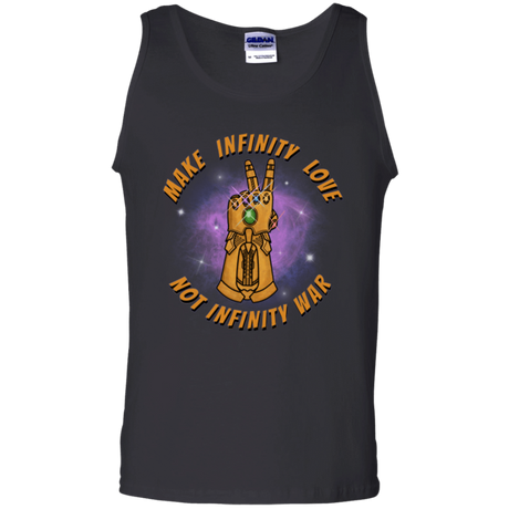 T-Shirts Black / S Infinity Peace Men's Tank Top