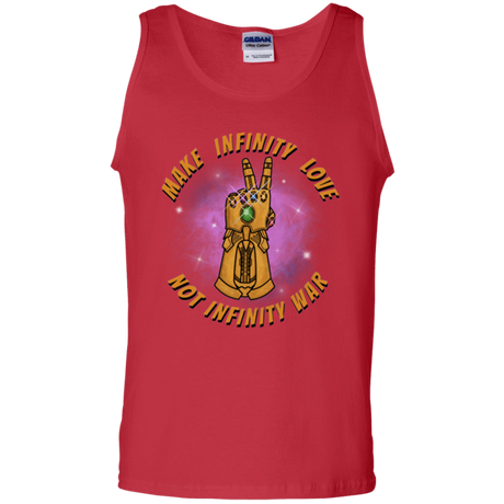 T-Shirts Red / S Infinity Peace Men's Tank Top