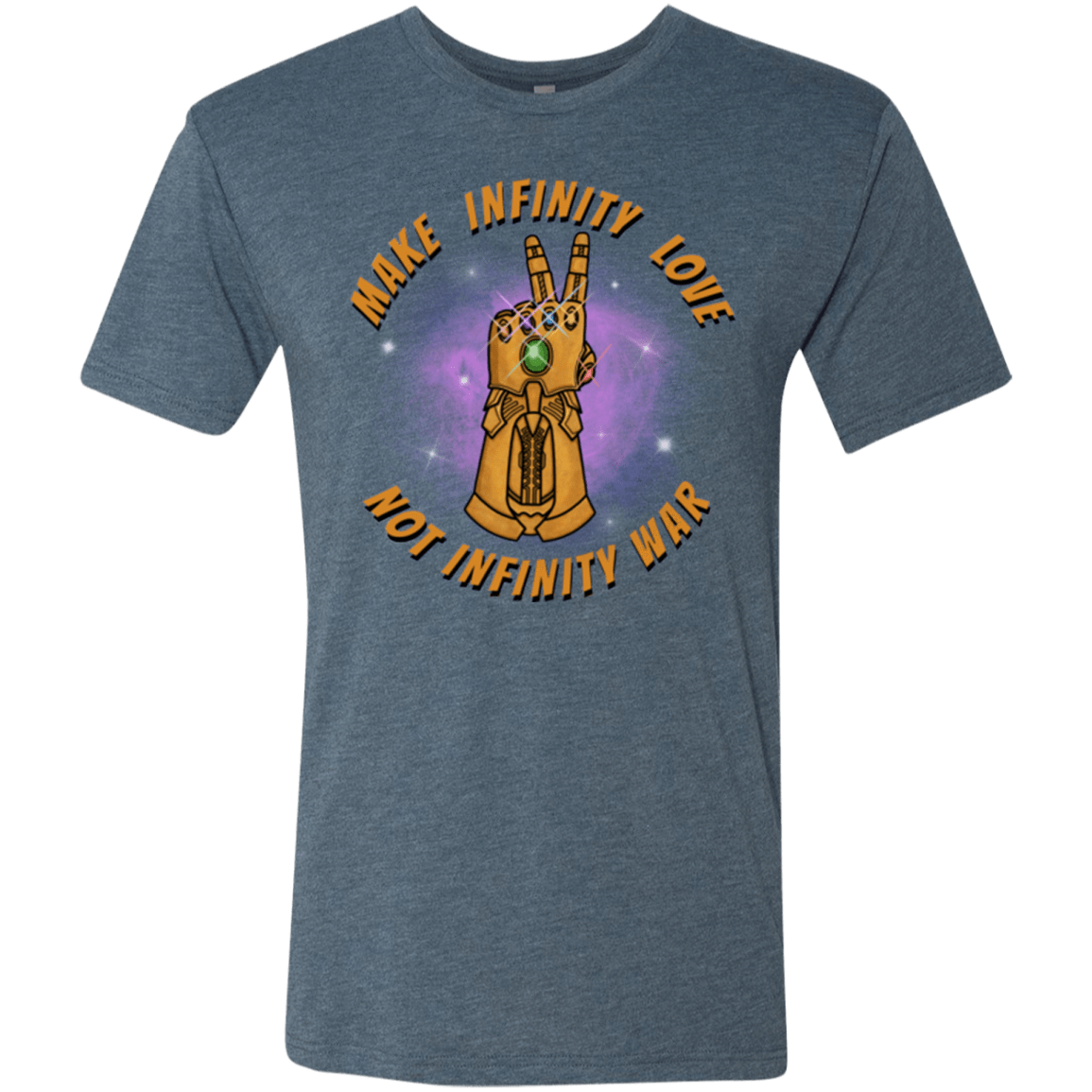 T-Shirts Indigo / S Infinity Peace Men's Triblend T-Shirt