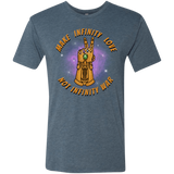 T-Shirts Indigo / S Infinity Peace Men's Triblend T-Shirt