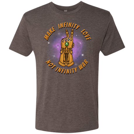 T-Shirts Macchiato / S Infinity Peace Men's Triblend T-Shirt