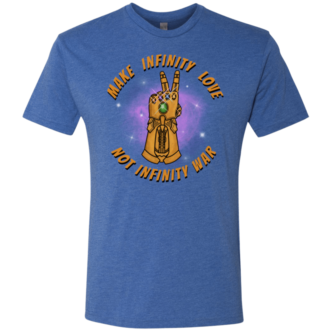 T-Shirts Vintage Royal / S Infinity Peace Men's Triblend T-Shirt