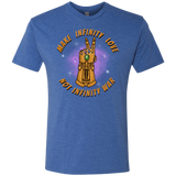 T-Shirts Vintage Royal / S Infinity Peace Men's Triblend T-Shirt