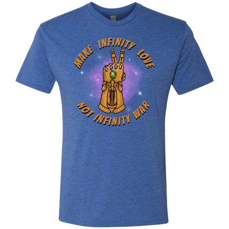 T-Shirts Vintage Royal / S Infinity Peace Men's Triblend T-Shirt