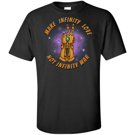 T-Shirts Black / XLT Infinity Peace Tall T-Shirt