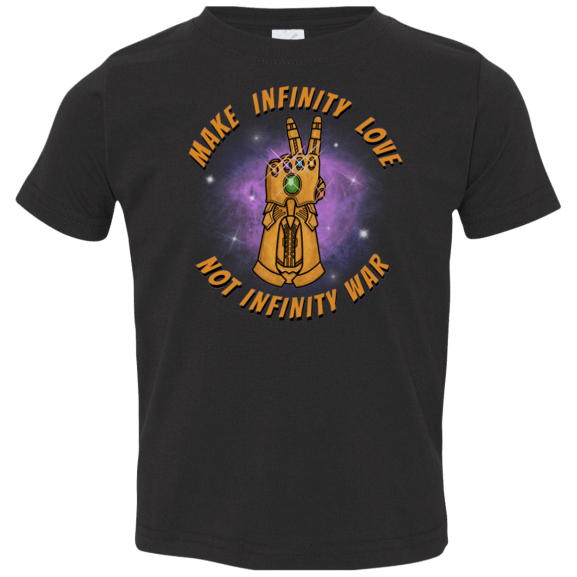 T-Shirts Black / 2T Infinity Peace Toddler Premium T-Shirt