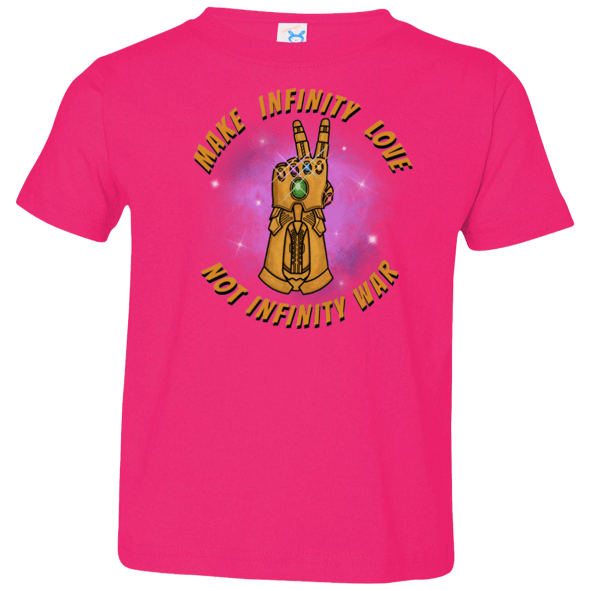 T-Shirts Hot Pink / 2T Infinity Peace Toddler Premium T-Shirt