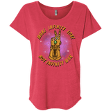 T-Shirts Vintage Red / X-Small Infinity Peace Triblend Dolman Sleeve