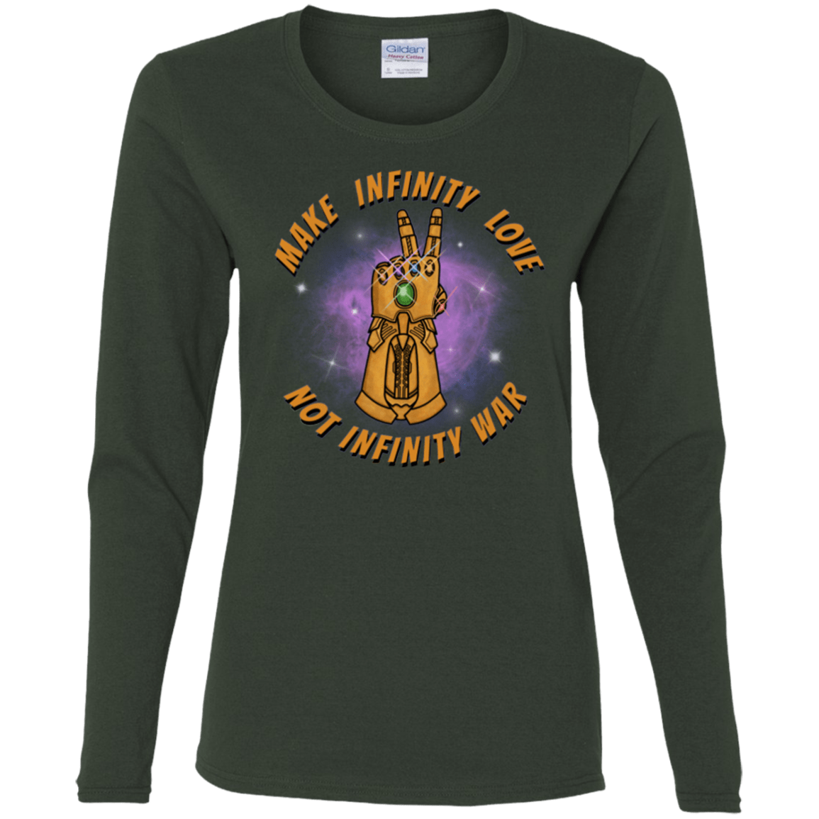 T-Shirts Forest / S Infinity Peace Women's Long Sleeve T-Shirt