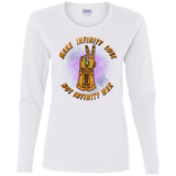 T-Shirts White / S Infinity Peace Women's Long Sleeve T-Shirt