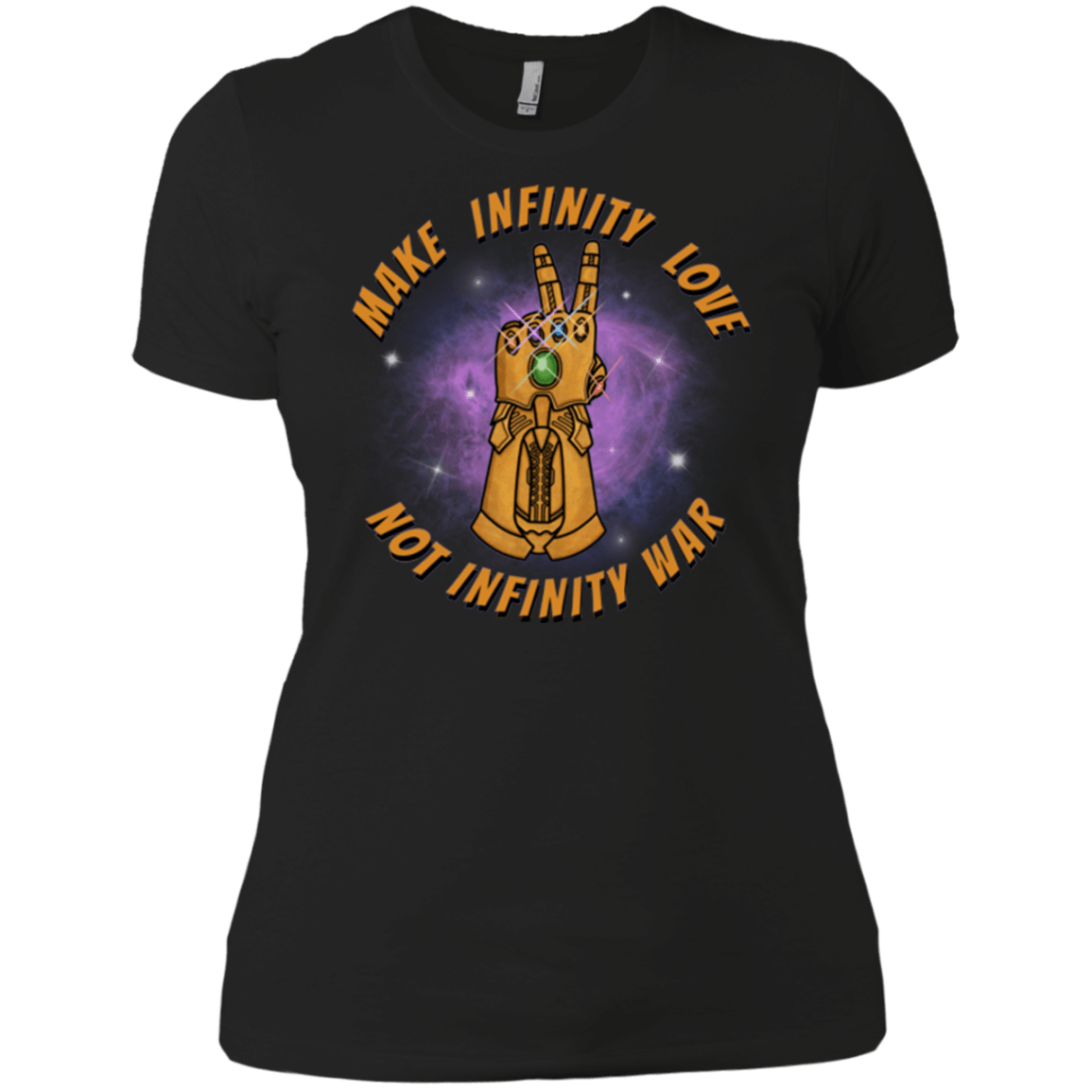 T-Shirts Black / X-Small Infinity Peace Women's Premium T-Shirt