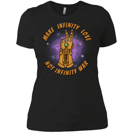 T-Shirts Black / X-Small Infinity Peace Women's Premium T-Shirt