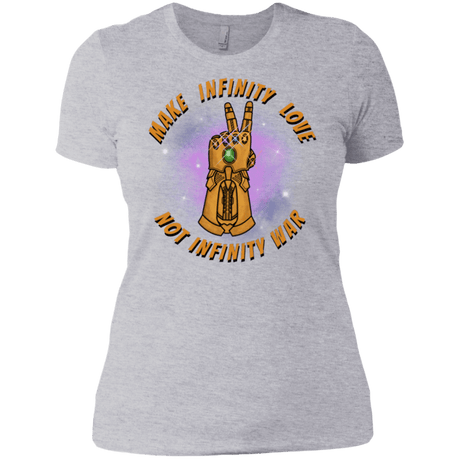 T-Shirts Heather Grey / X-Small Infinity Peace Women's Premium T-Shirt