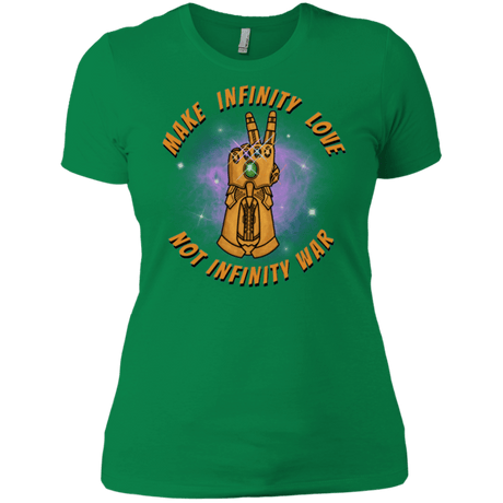 T-Shirts Kelly Green / X-Small Infinity Peace Women's Premium T-Shirt