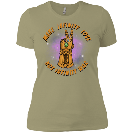 T-Shirts Light Olive / X-Small Infinity Peace Women's Premium T-Shirt