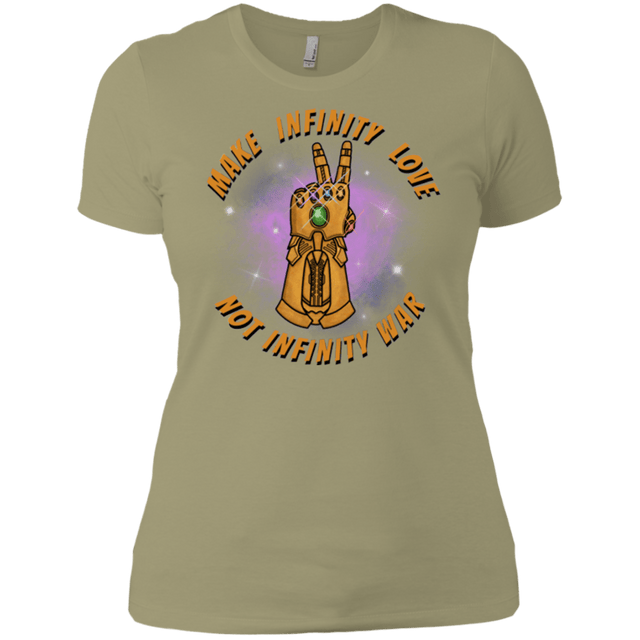 T-Shirts Light Olive / X-Small Infinity Peace Women's Premium T-Shirt