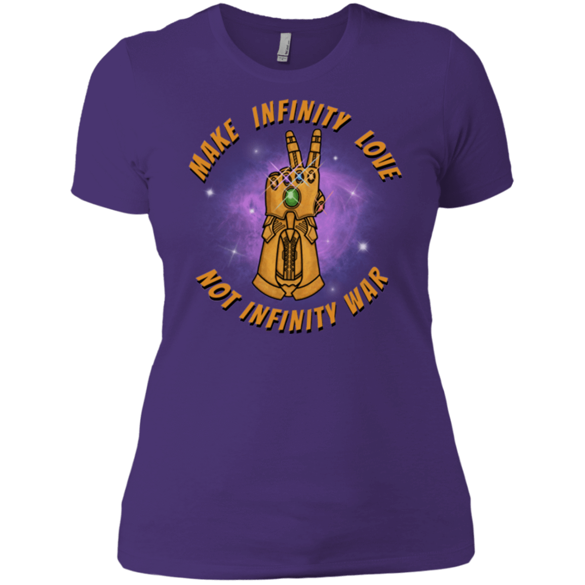 T-Shirts Purple Rush/ / X-Small Infinity Peace Women's Premium T-Shirt