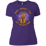 T-Shirts Purple Rush/ / X-Small Infinity Peace Women's Premium T-Shirt
