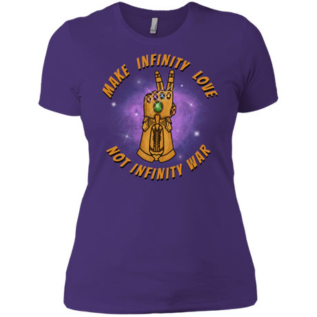 T-Shirts Purple Rush/ / X-Small Infinity Peace Women's Premium T-Shirt