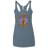 T-Shirts Indigo / X-Small Infinity Peace Women's Triblend Racerback Tank