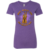 T-Shirts Purple Rush / S Infinity Peace Women's Triblend T-Shirt