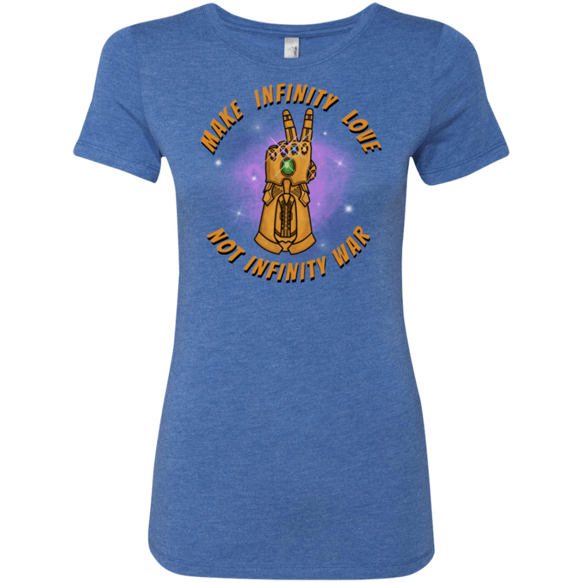 T-Shirts Vintage Royal / S Infinity Peace Women's Triblend T-Shirt