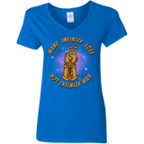 T-Shirts Royal / S Infinity Peace Women's V-Neck T-Shirt