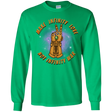 T-Shirts Irish Green / YS Infinity Peace Youth Long Sleeve T-Shirt
