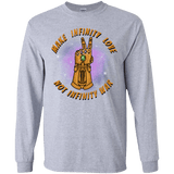 T-Shirts Sport Grey / YS Infinity Peace Youth Long Sleeve T-Shirt