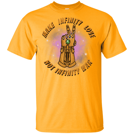 T-Shirts Gold / YXS Infinity Peace Youth T-Shirt