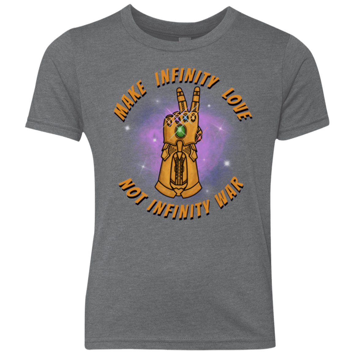 T-Shirts Premium Heather / YXS Infinity Peace Youth Triblend T-Shirt