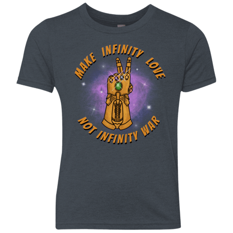 T-Shirts Vintage Navy / YXS Infinity Peace Youth Triblend T-Shirt